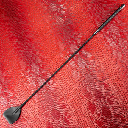Black Leather Riding Crop by Kink