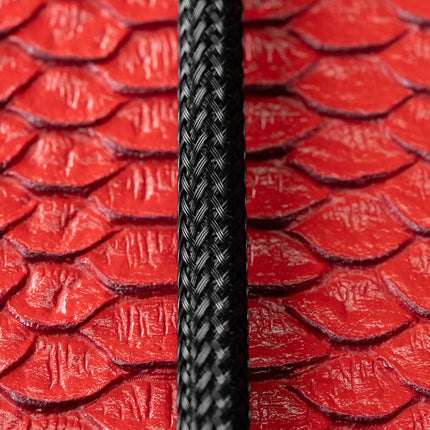 Black Leather Riding Crop by Kink