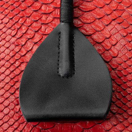 Black Leather Riding Crop by Kink