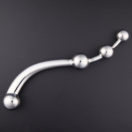 Beaded Metal Dildo Wand by Kink
