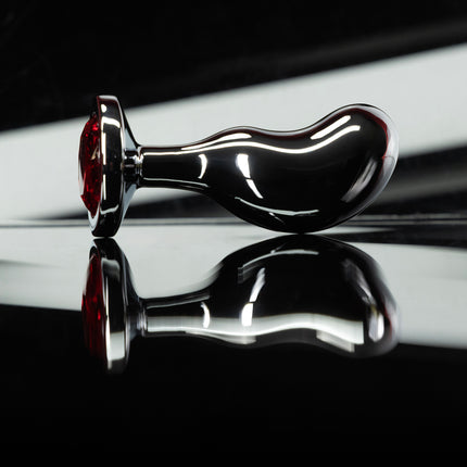 Curved Gem Butt Plug