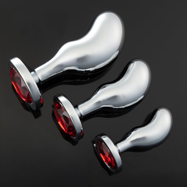 Curved Gem Butt Plug