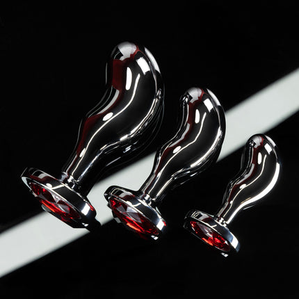 Curved Gem Butt Plug