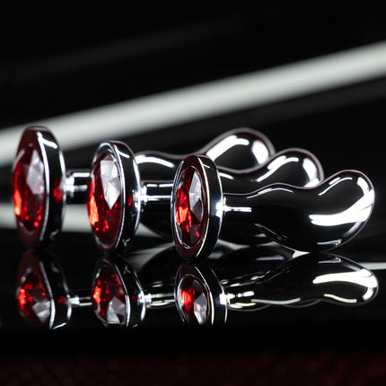 Curved Gem Butt Plug
