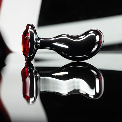 Curved Gem Butt Plug