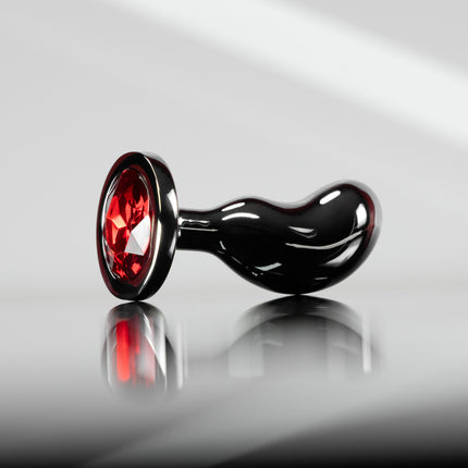 Curved Gem Butt Plug