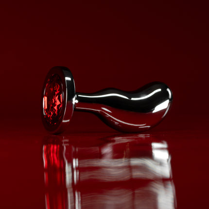 Curved Gem Butt Plug
