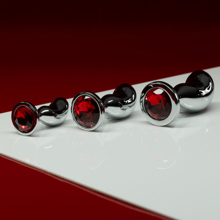 Curved Gem Butt Plug