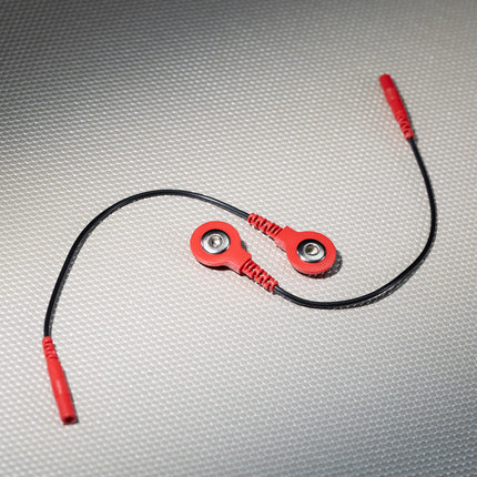 2mm Socket to 3.5mm Socket Snap E-Stim Cable by KINK