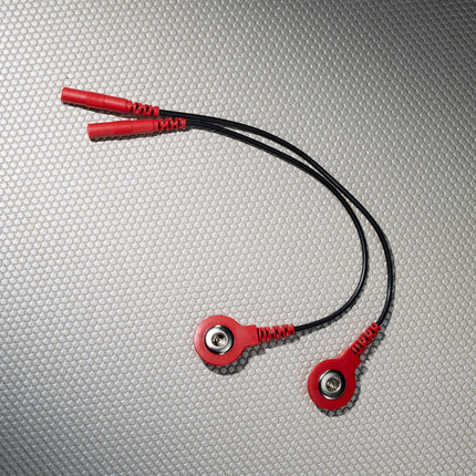 2mm Socket to 3.5mm Socket Snap E-Stim Cable by KINK