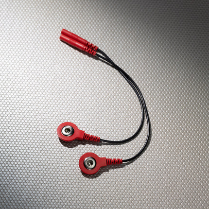 2mm Socket to 3.5mm Socket Snap E-Stim Cable by KINK
