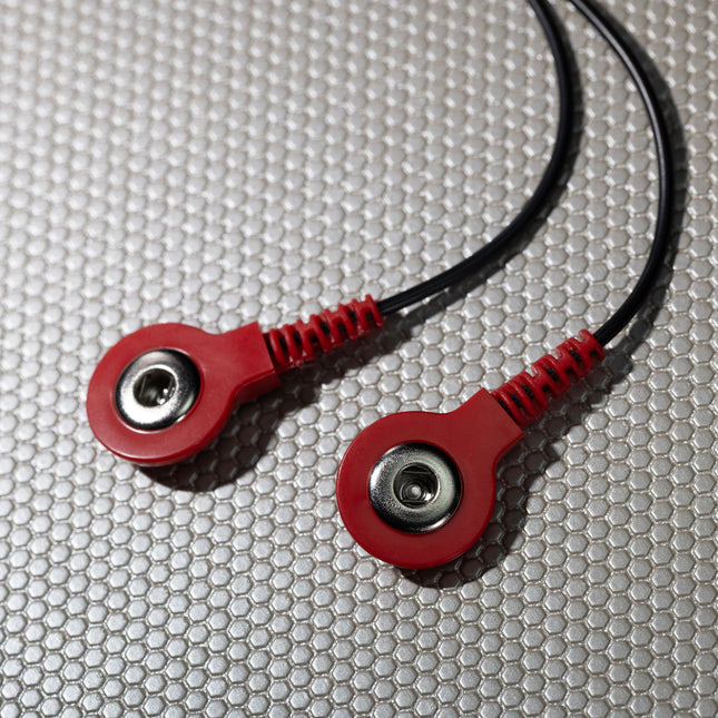 2mm Socket to 3.5mm Socket Snap E-Stim Cable by KINK