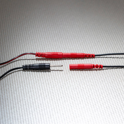 2mm Socket to 3.5mm Socket Snap E-Stim Cable by KINK