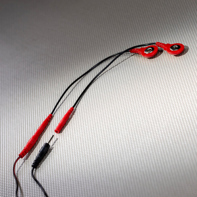 2mm Socket to 3.5mm Socket Snap E-Stim Cable by KINK