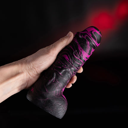 Voidbringer 7.5” Silicone Dildo Vapor Pink by Kink