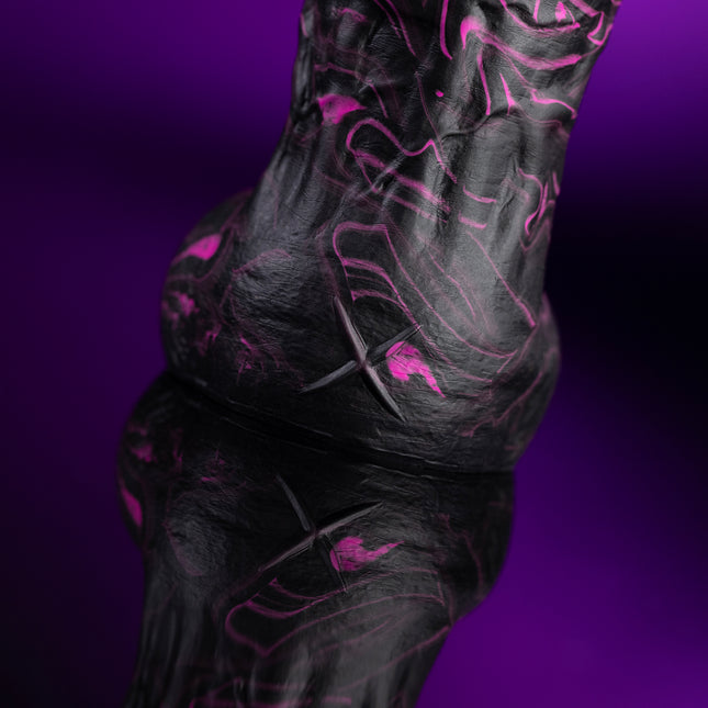 Voidbringer 7.5” Silicone Dildo Vapor Pink by Kink
