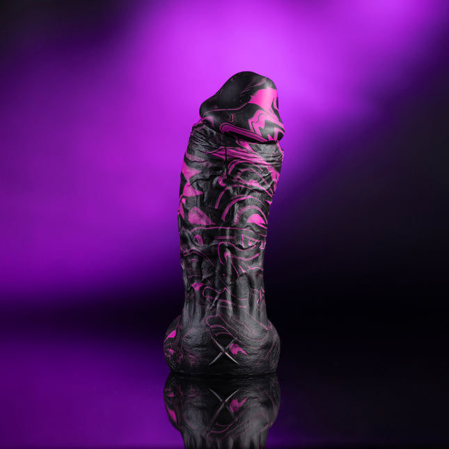 Voidbringer 7.5” Silicone Dildo Vapor Pink by Kink