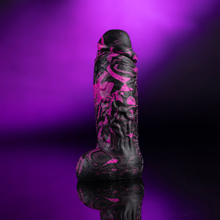 Voidbringer 7.5” Silicone Dildo Vapor Pink by Kink