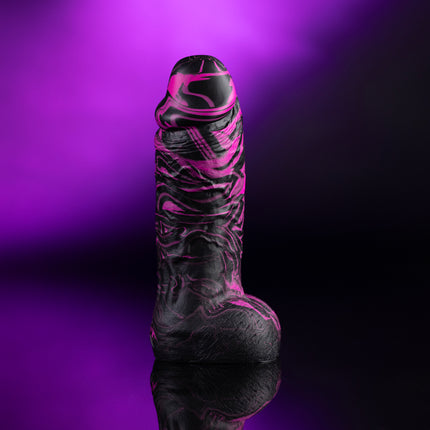 Voidbringer 7.5” Silicone Dildo Vapor Pink by Kink