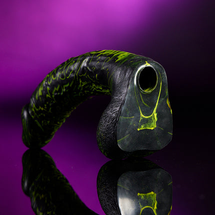 Sinking Serpent 6” Silicone Dildo Neon Vapor by Kink