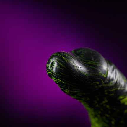 Sinking Serpent 6” Silicone Dildo Neon Vapor by Kink