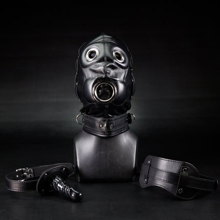 Mindfuck Hood with Penis Gag By Kink