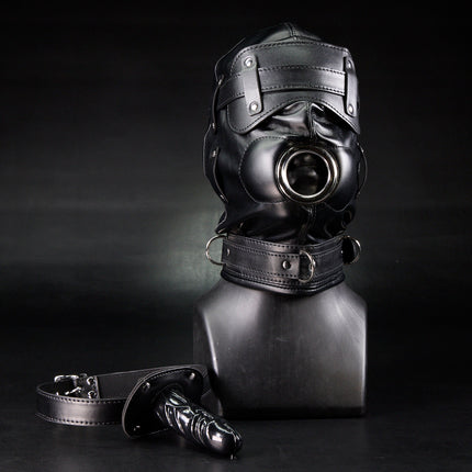 Mindfuck Hood with Penis Gag By Kink