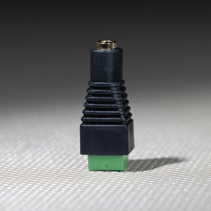 3.5mm Female to Terminal Block Mono Adapter, 2-Pin