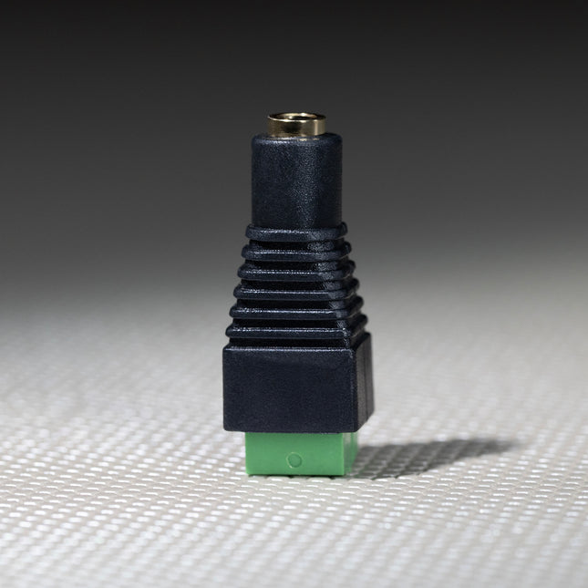 3.5mm Female to Terminal Block Mono Adapter, 2-Pin