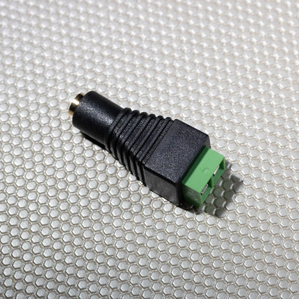 3.5mm Female to Terminal Block Mono Adapter, 2-Pin