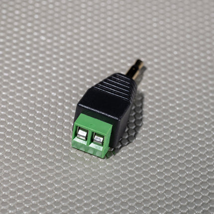 3.5mm Male to Terminal Block Mono Adapter, 2-Pin