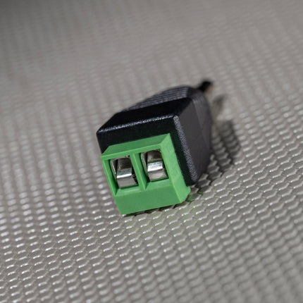 3.5mm Male to Terminal Block Mono Adapter, 2-Pin