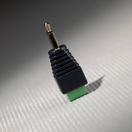 3.5mm Male to Terminal Block Mono Adapter, 2-Pin