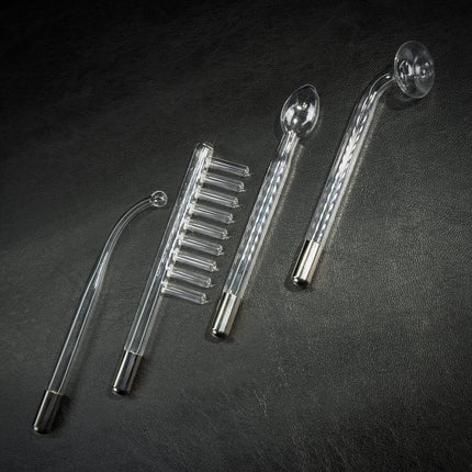 Glass Electrode Attachments for Violet Wand by KINK - 4 Piece Set