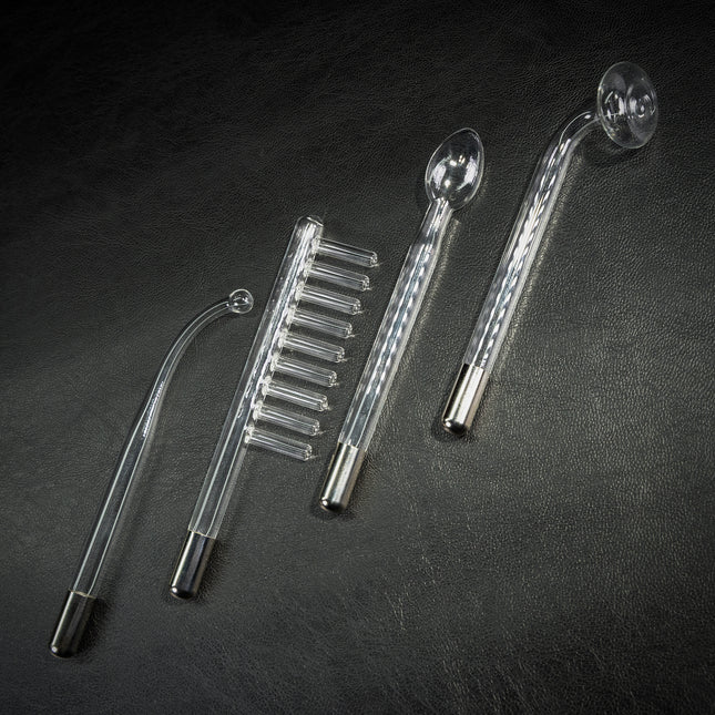 Glass Electrode Attachments for Violet Wand by KINK - 4 Piece Set