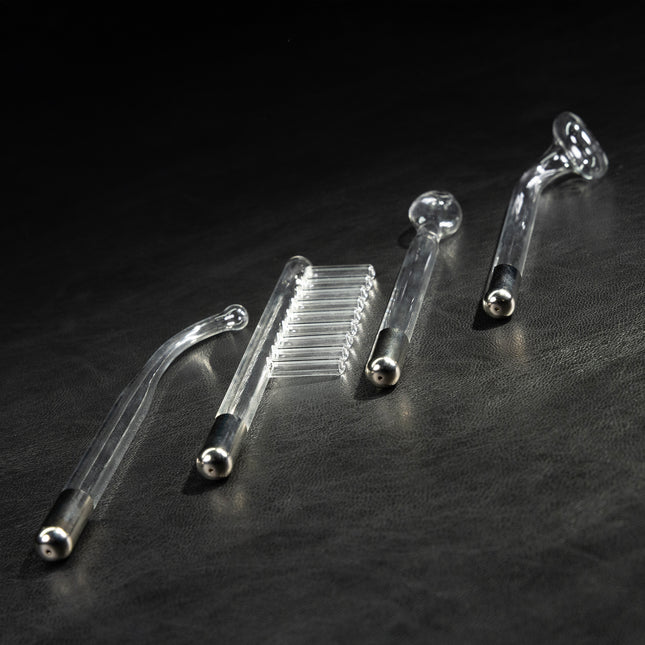 Glass Electrode Attachments for Violet Wand by KINK - 4 Piece Set