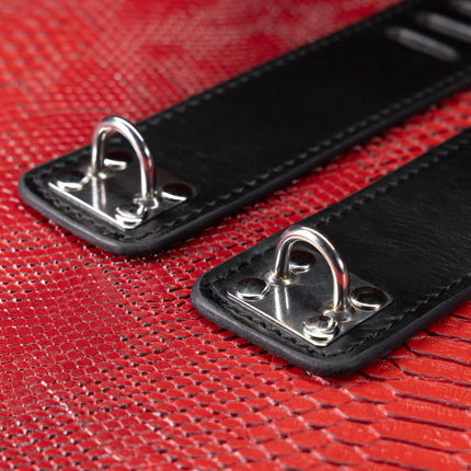 Secure Leather Bondage Wrist Restraints by KINK