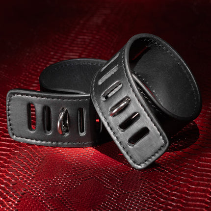 Secure Leather Bondage Ankle Restraints by KINK