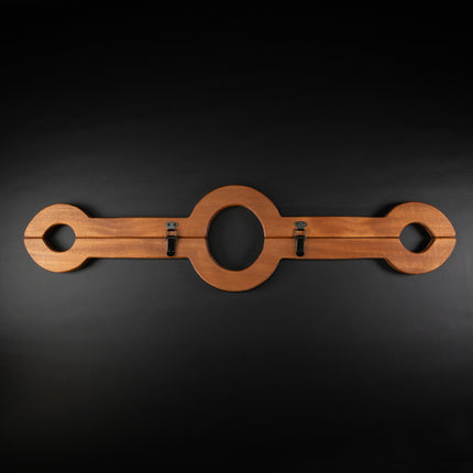 Thin Line Wooden Bondage Stocks