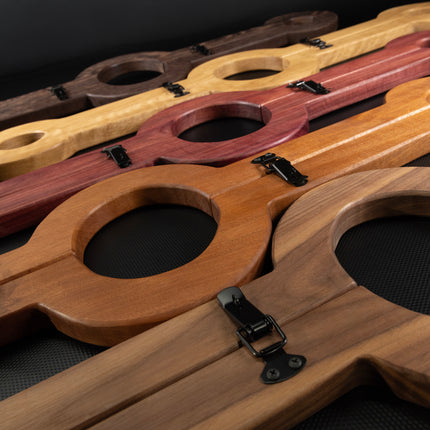Thin Line Wooden Bondage Stocks
