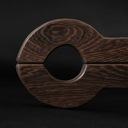 Thin Line Wooden Bondage Stocks