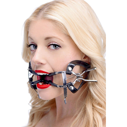 Ratchet Style Jennings Mouth Gag with Strap - BDSM Toys