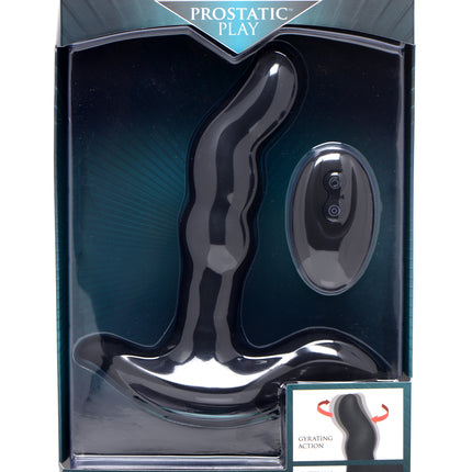 Rimstatic Curved Rotating Plug with Remote - Sex Toys