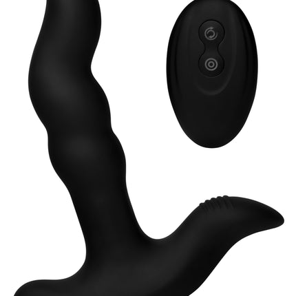 Rimstatic Curved Rotating Plug with Remote - Sex Toys