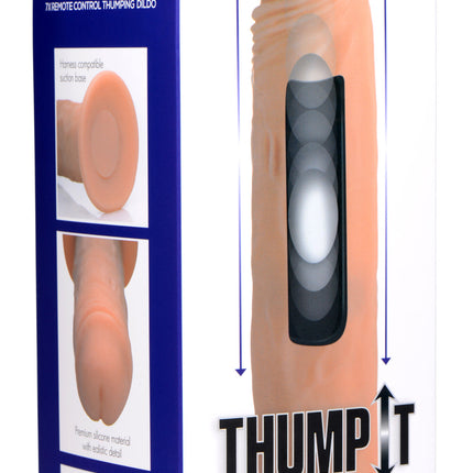 Kinetic Thumping 7X Remote Control Dildo - Sex Toys