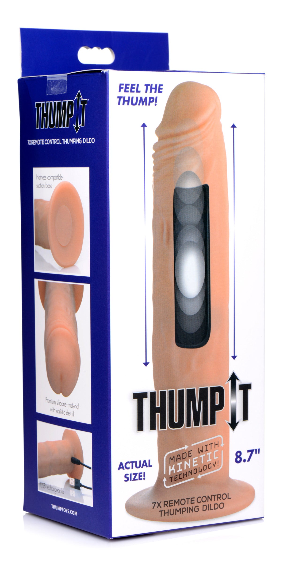 Thumper 7X Remote Control Dildo Kink Store Thumper 7X Remote Control Dildo Kink Store