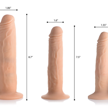 Kinetic Thumping 7X Remote Control Dildo - Sex Toys