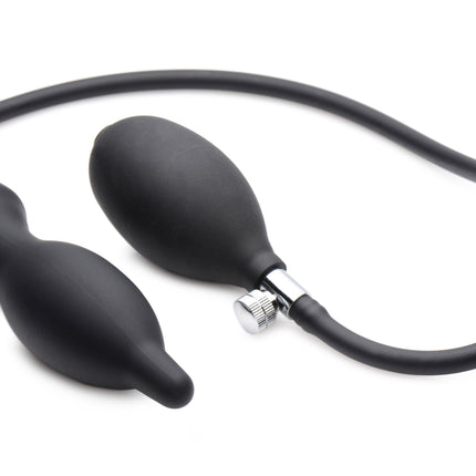 Dark Inflator Silicone Inflatable Anal Plug - Sex Toys