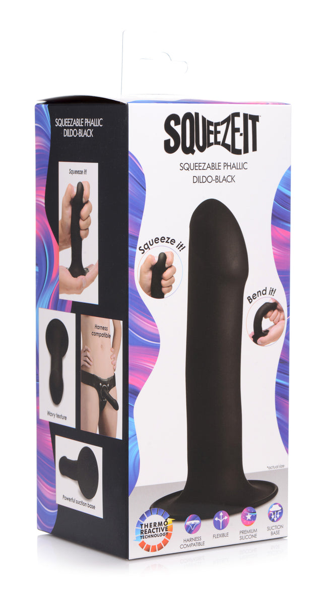Squeezable Phallic Dildo - Sex Toys