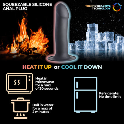 Squeezable Phallic Dildo - Sex Toys